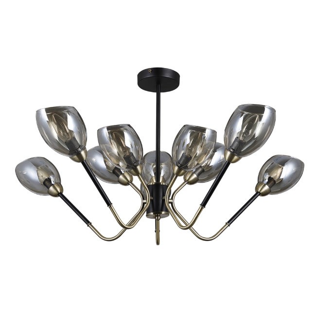Потолочная люстра Seven Fires Rodengo SF4008/10C-BK-AB