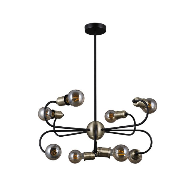 Потолочная люстра Seven Fires Viano SF4014/8C-BK-AB