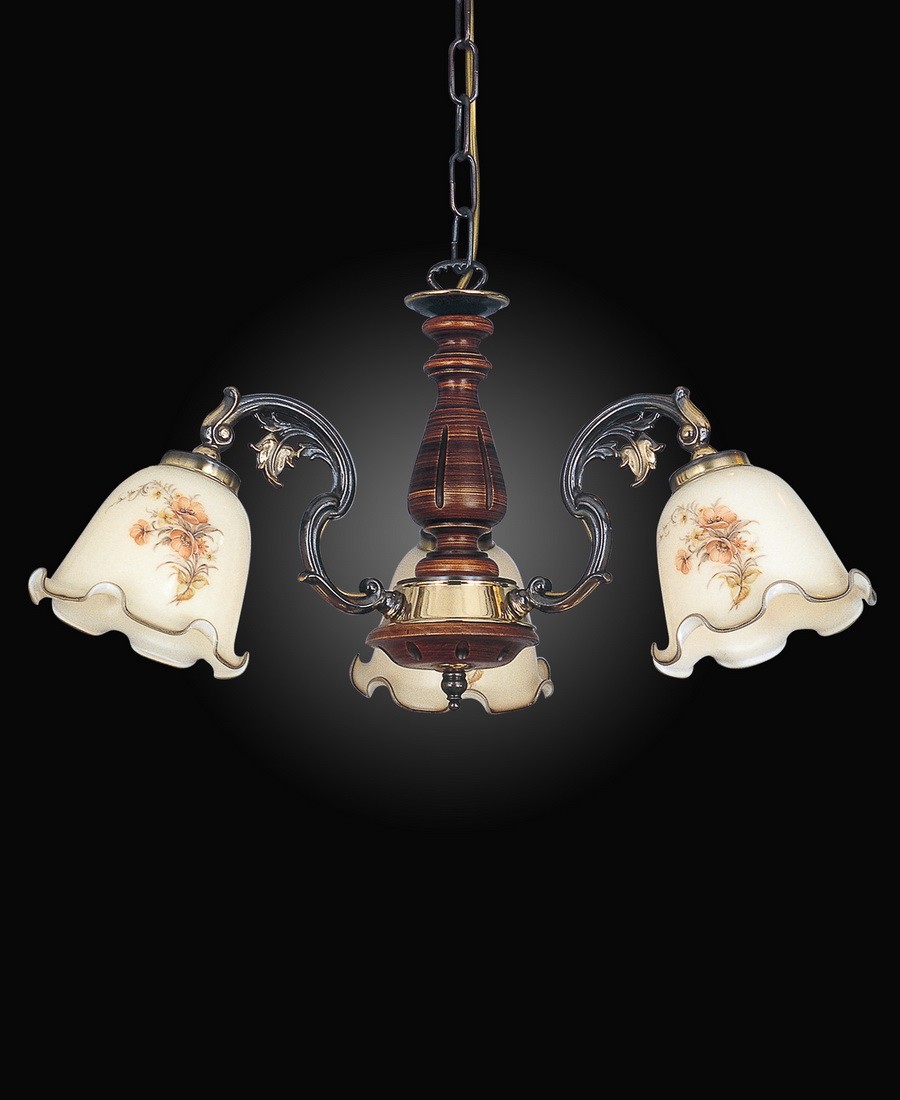 Подвесная люстра Reccagni Angelo 965 L 965/3 DEC