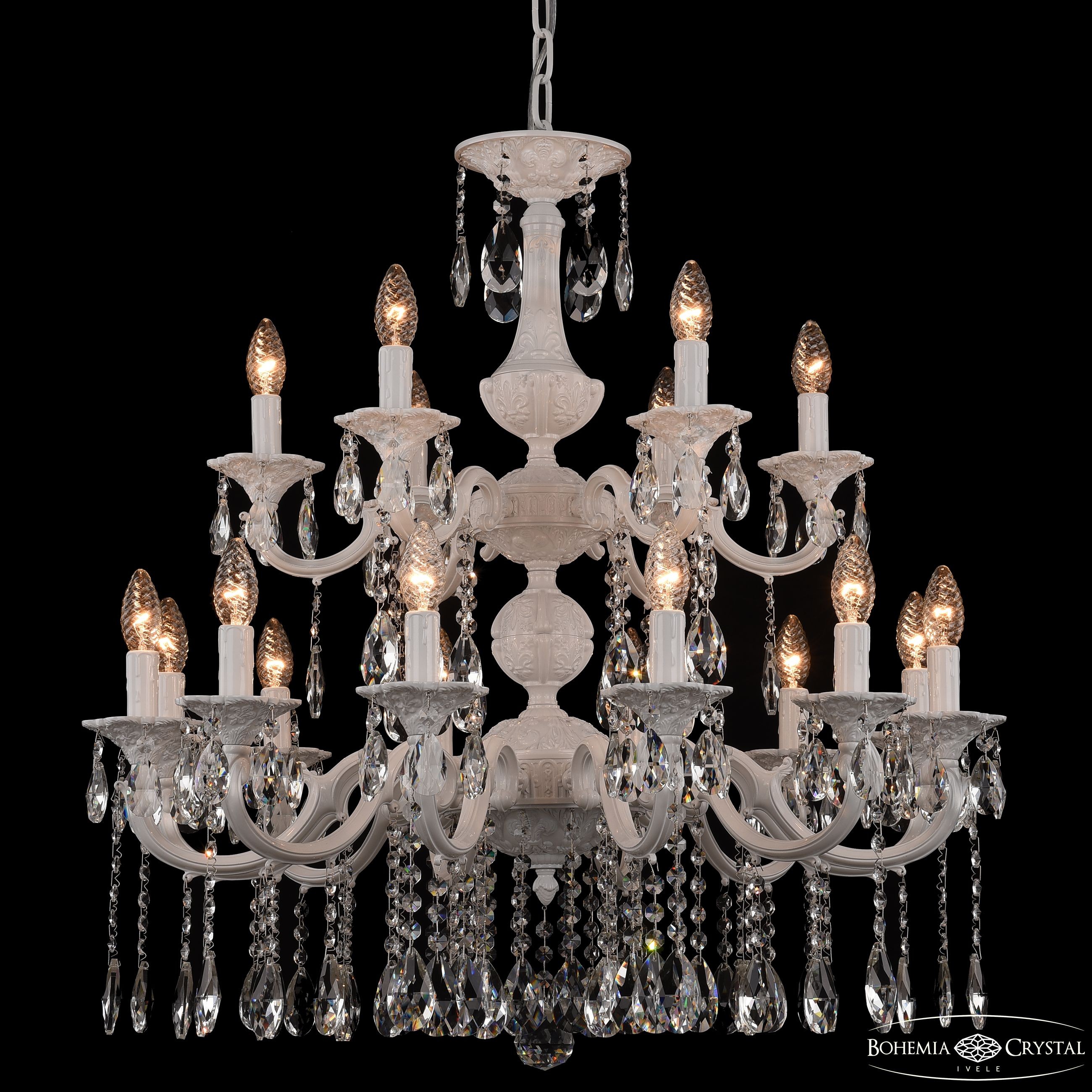 Подвесная люстра Bohemia Al7801 AL78101/12+6/250/2D A WG