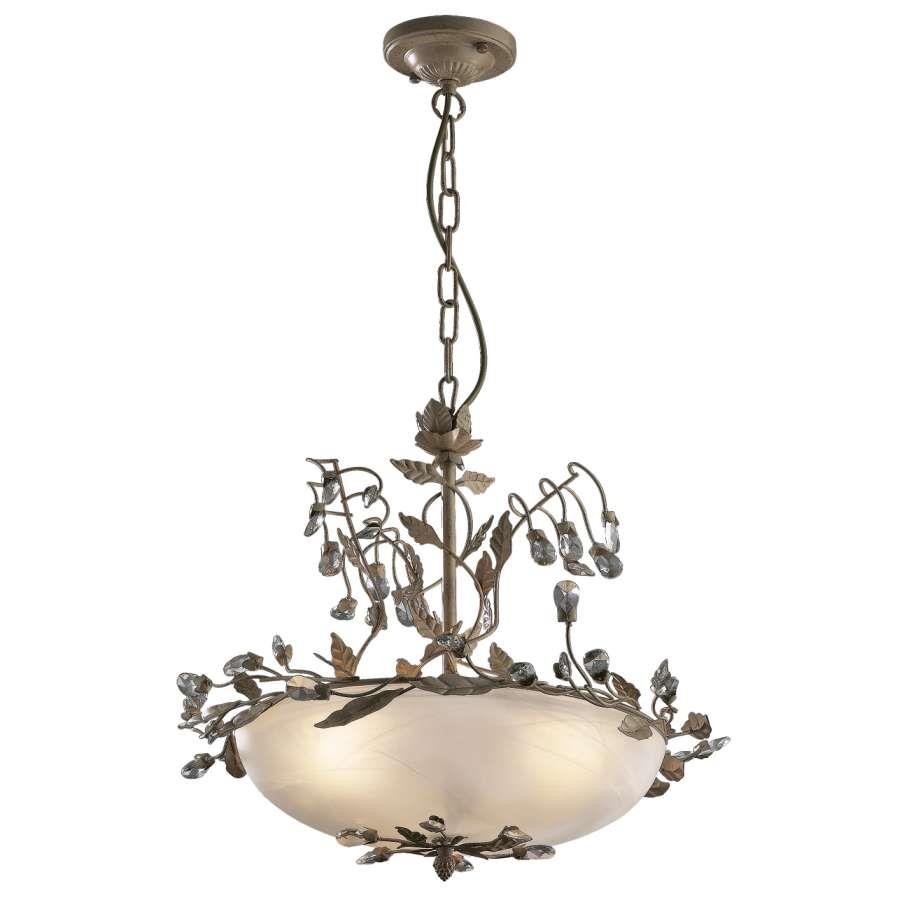 Люстра подвесная с цветочками Musa 1315/3 Odeon Light