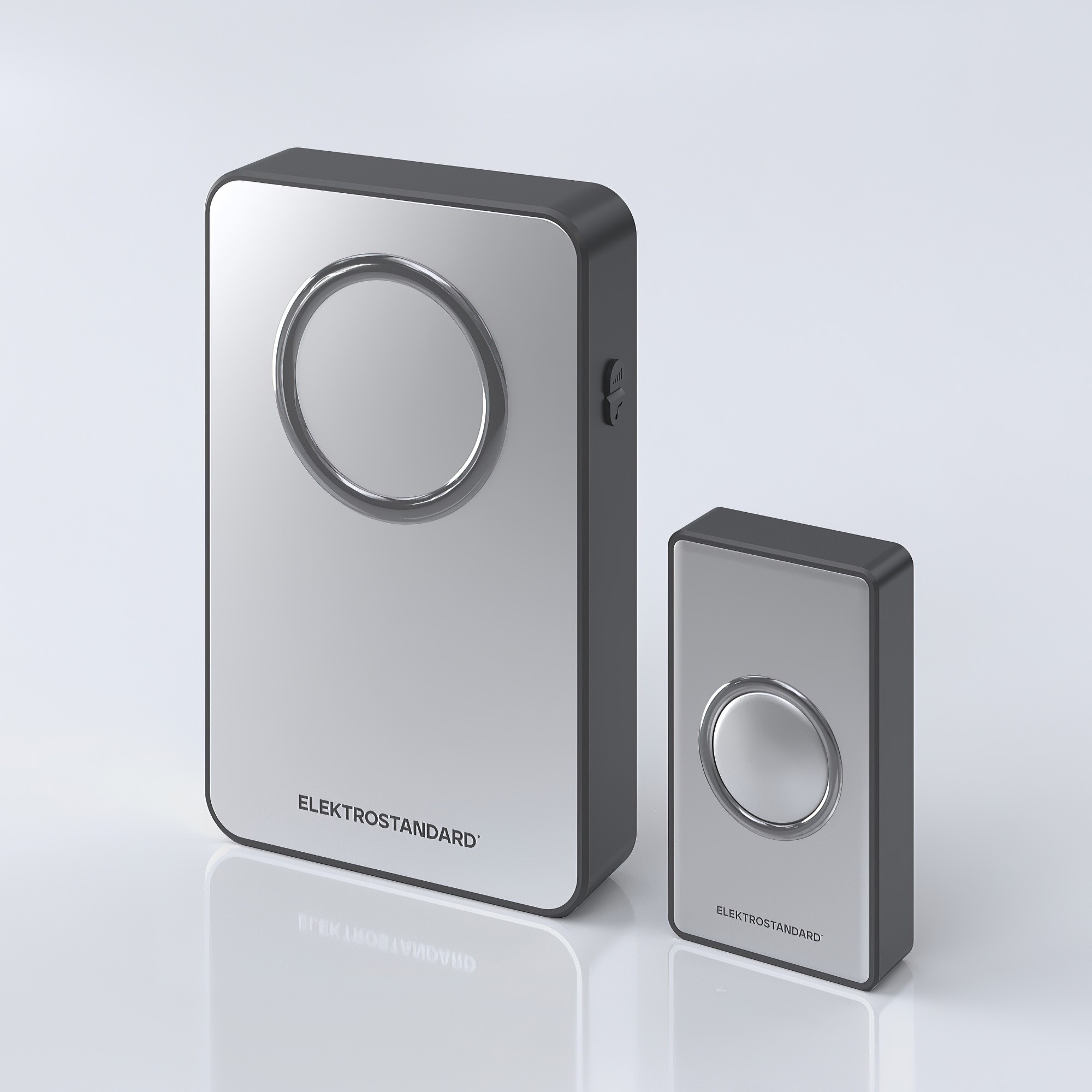 Дверной звонок Elektrostandard DBQ27 DBQ27M WL 38M IP20 Серебро/Чёрный