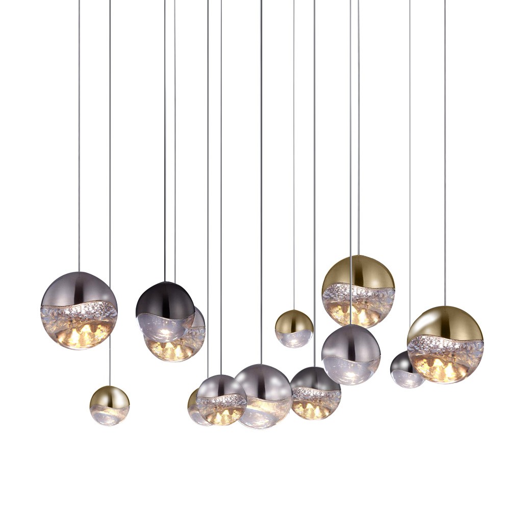 Светильник подвесной Delight Collection Globo SD3301-13A nickel