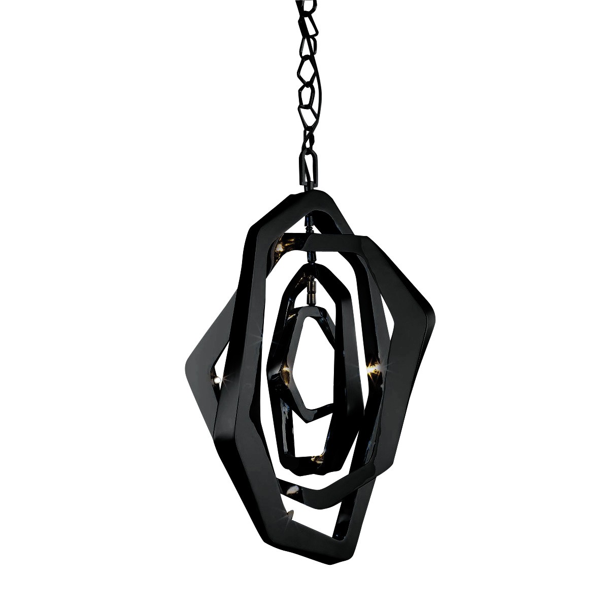 Подвесная люстра Delight Collection Hardy P68020M-7 black