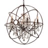 Подвесная люстра Delight Collection Foucault'S Orb 5014-D6 rusty