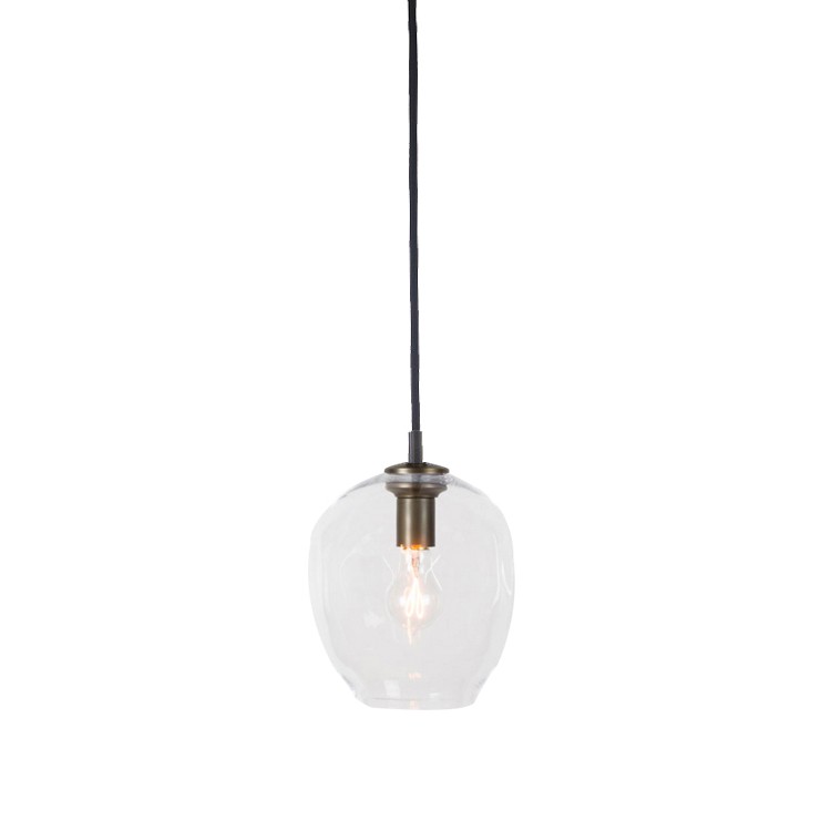 Светильник подвесной Delight Collection Bubble KG0579P-1 brass/clear