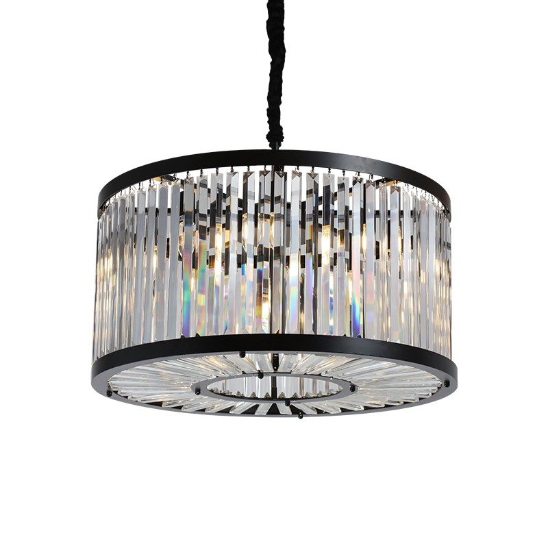 Подвесная люстра Delight Collection Welles KR0388P-5/P black/clear