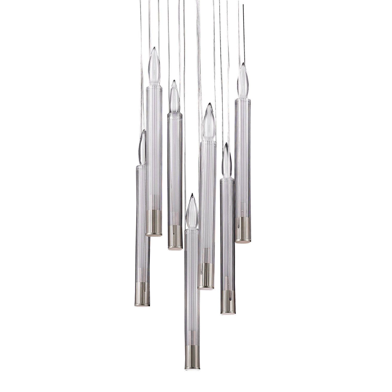 Светильник подвесной Delight Collection Candle P68094-7 chrome