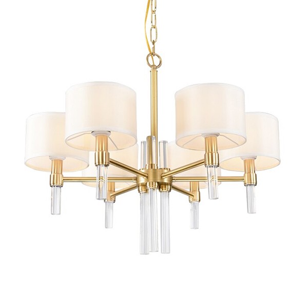 Подвесная люстра Delight Collection 8009 8009P-6 gold