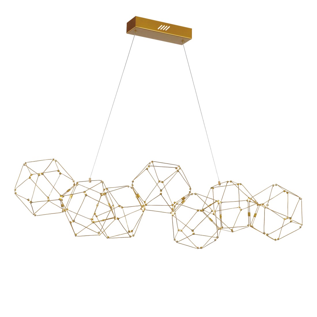 Подвесная люстра Delight Collection Lucciola MD18001068-7A matt gold