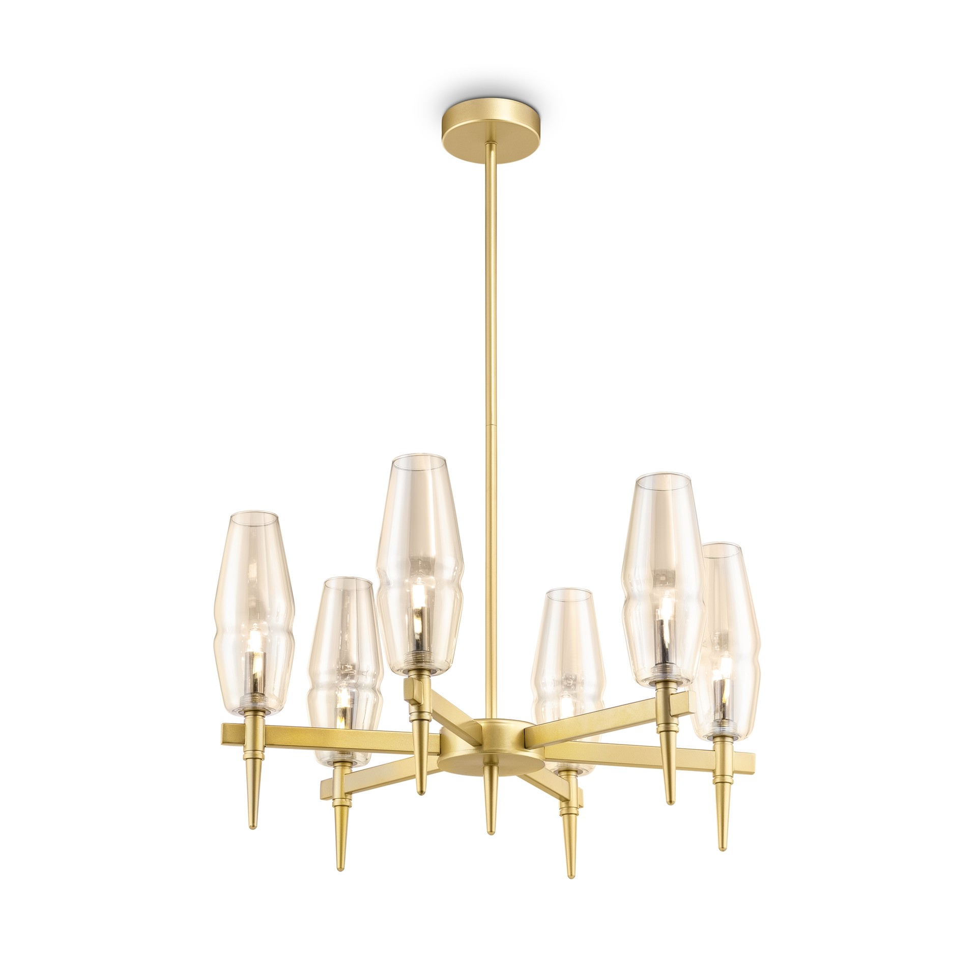 Люстра на штанге Maytoni Lita H002PL-06G