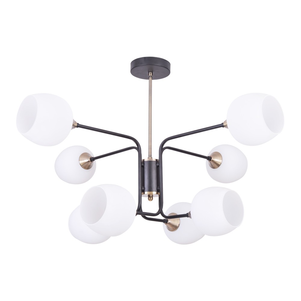 Потолочная люстра Arte Lamp Skat A3564PL-8BK