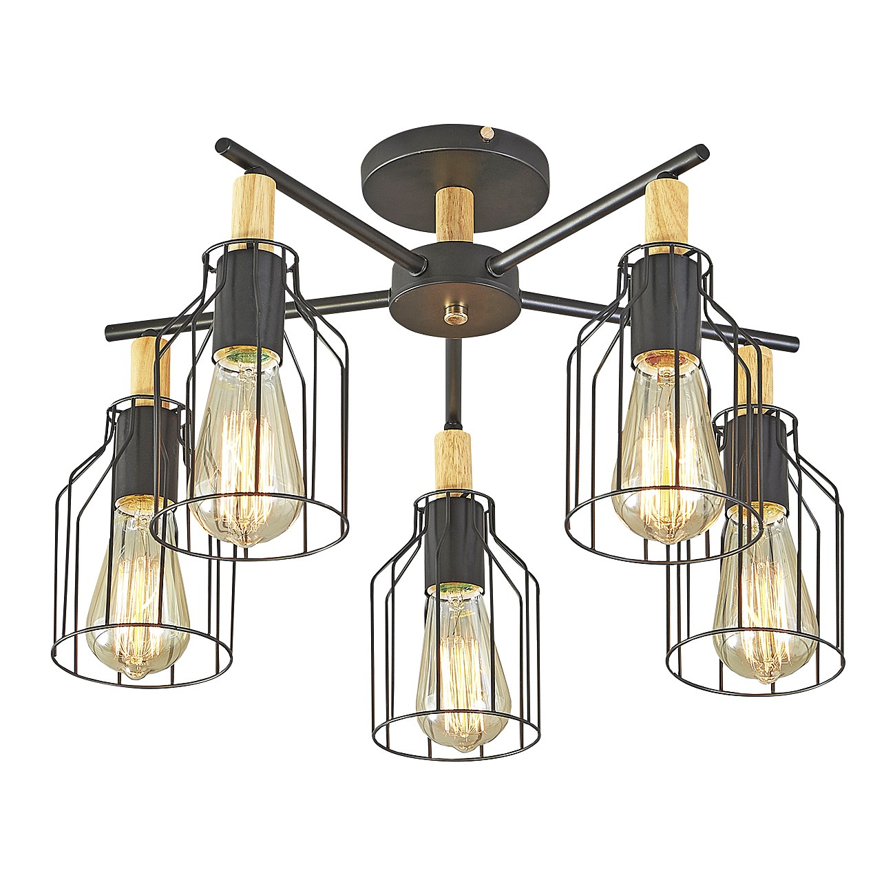 Потолочная люстра Escada Texas 469/5PL Black