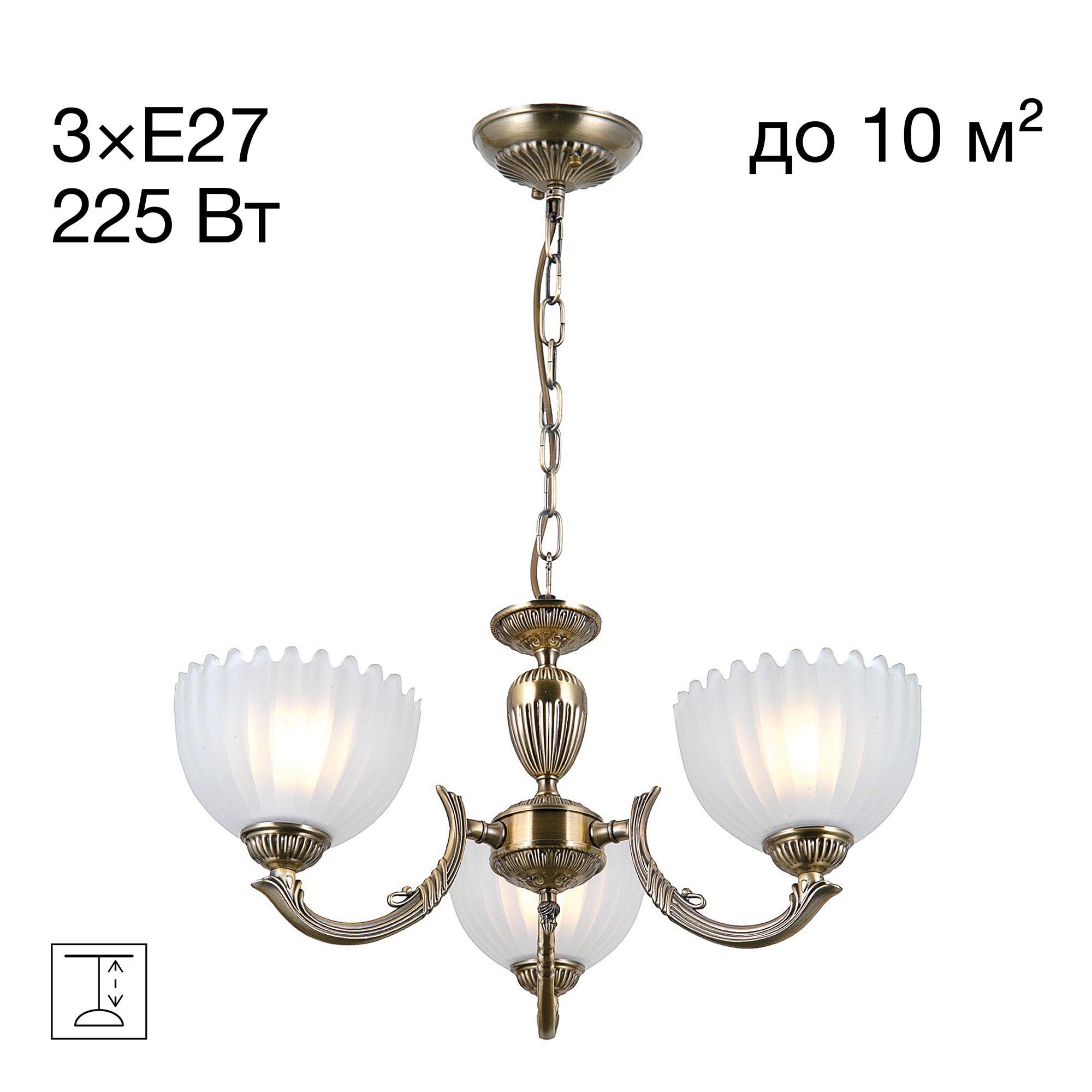 Подвесная люстра Citilux Севилья CL414133