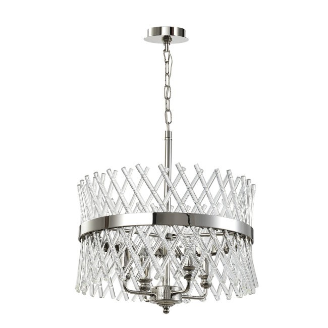 Подвесная люстра Lumien Hall Baziano LH3040/4P-NK-CL