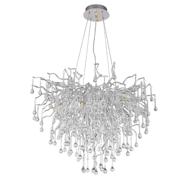 Подвесная люстра Lumien Hall Dzhonet LH3065/10P-SL-CL