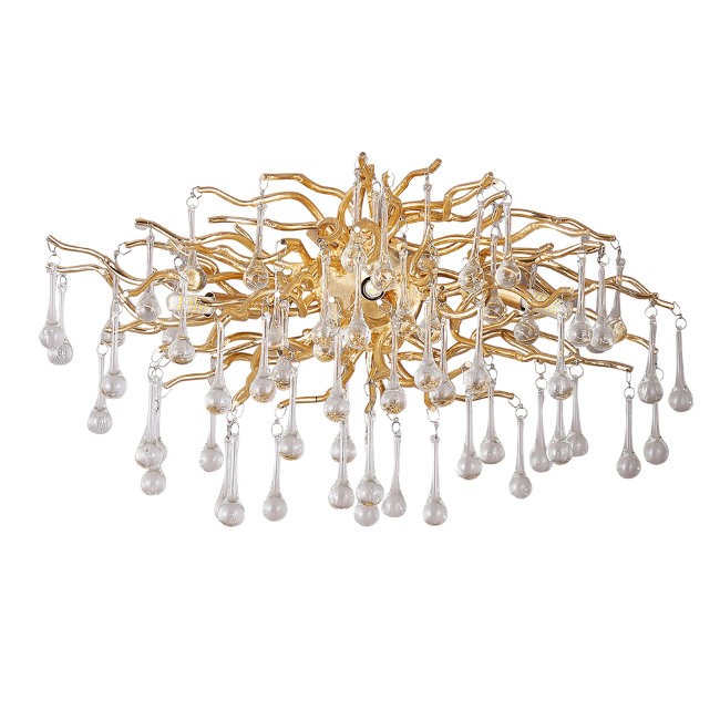 Потолочная люстра Lumien Hall Dzhonet LH3065/3W-GD-CL