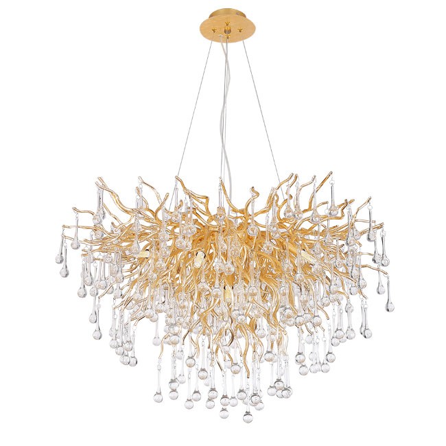 Подвесная люстра Lumien Hall Dzhonet LH3065/8P-GD-CL