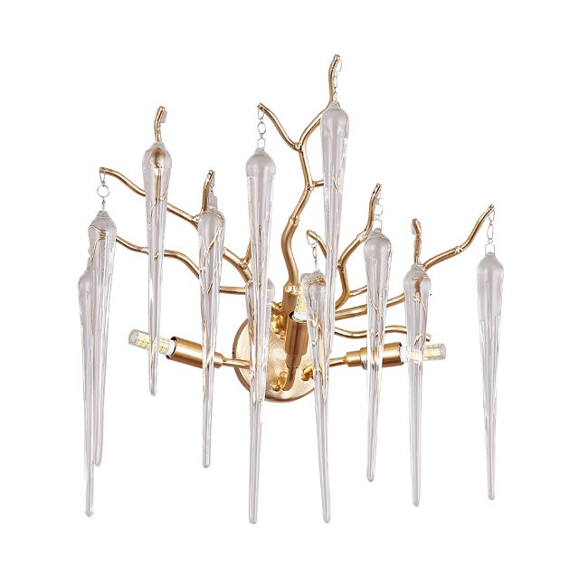 Настенное бра Lumien Hall Emelin LH3066/3W-GD-CL