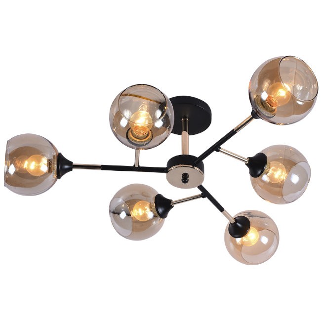 Потолочная люстра Seven Fires Linda SF3301/6C-MBK-GD