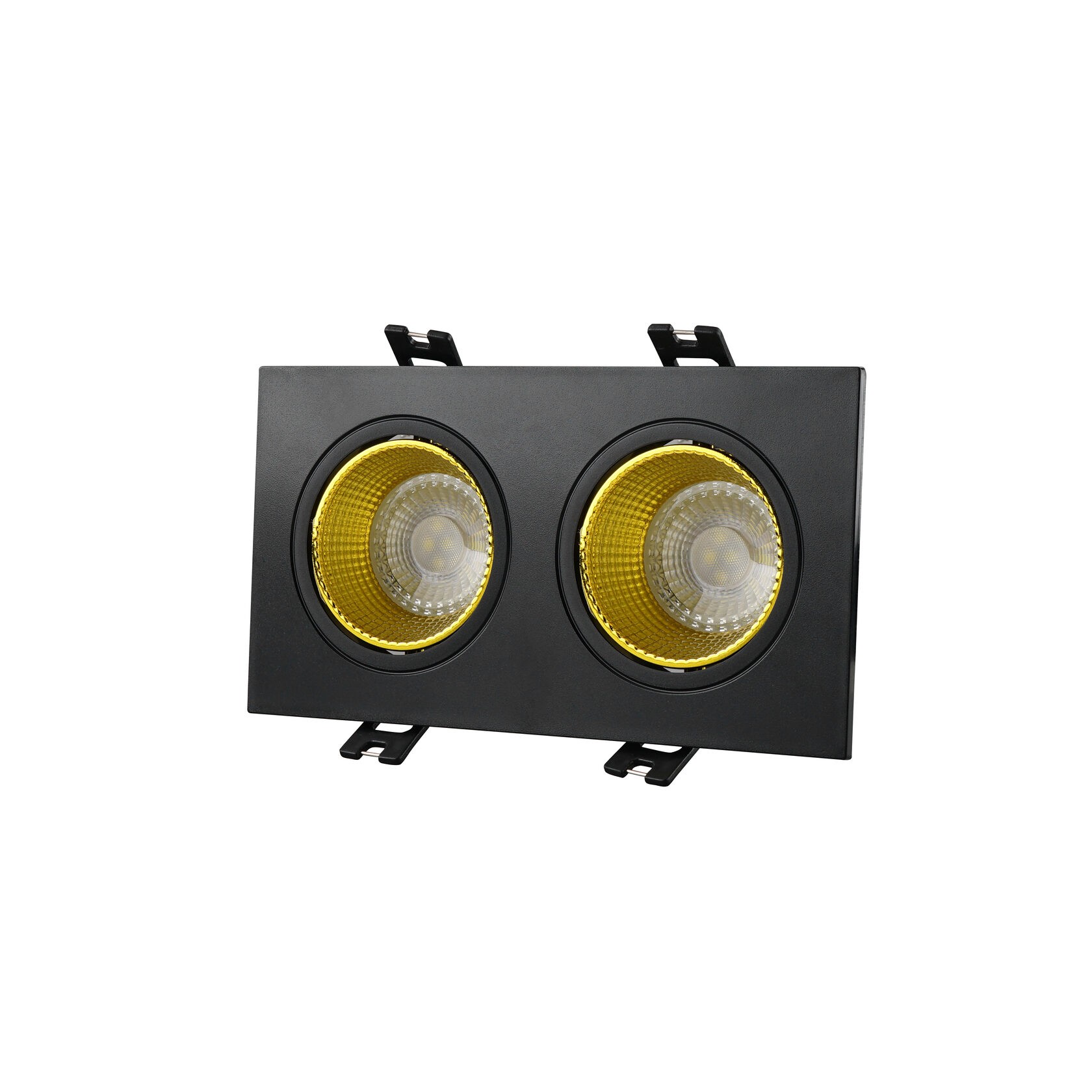 Встраиваемый светильник Denkirs DK3021 DK3072-BK+YE