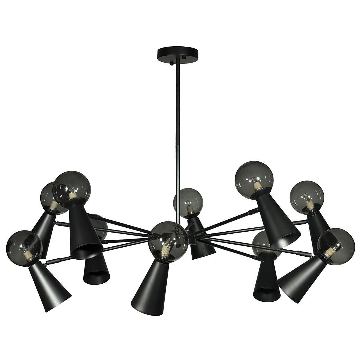 Люстра на штанге Loft It Halley 10046/10 Black