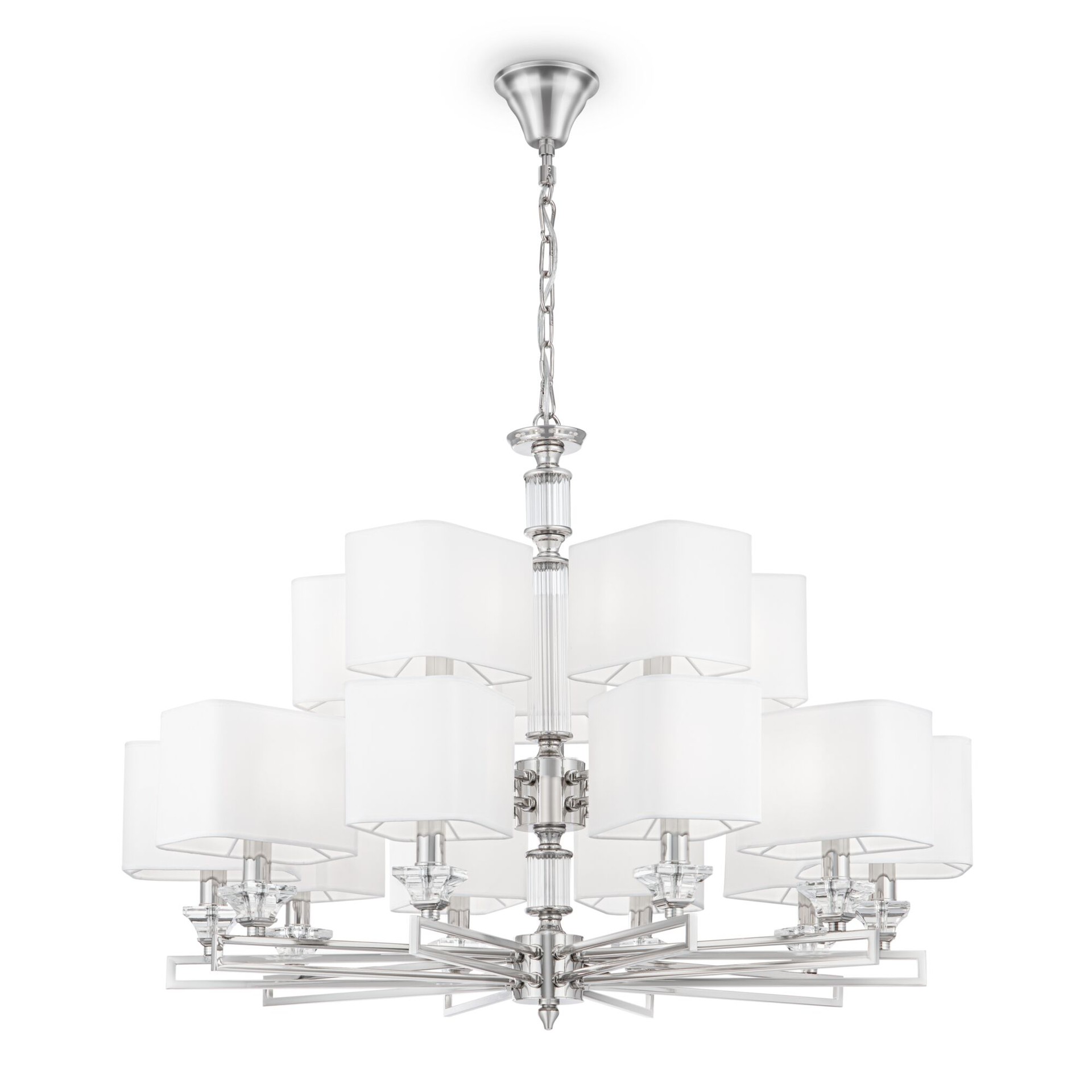 Люстра многоярусная Ontario MOD020PL-15CH Maytoni