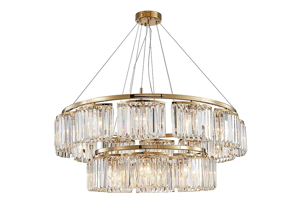Подвесная люстра Newport 4350 4358+12/S gold