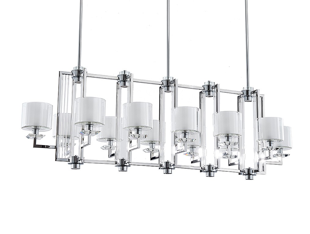 Люстра на штанге Newport 4400 4408+4/S chrome