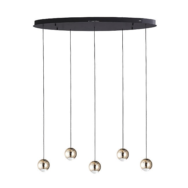 Светильник подвесной Lumien Hall Danay LH8027/5P-BK-SGD