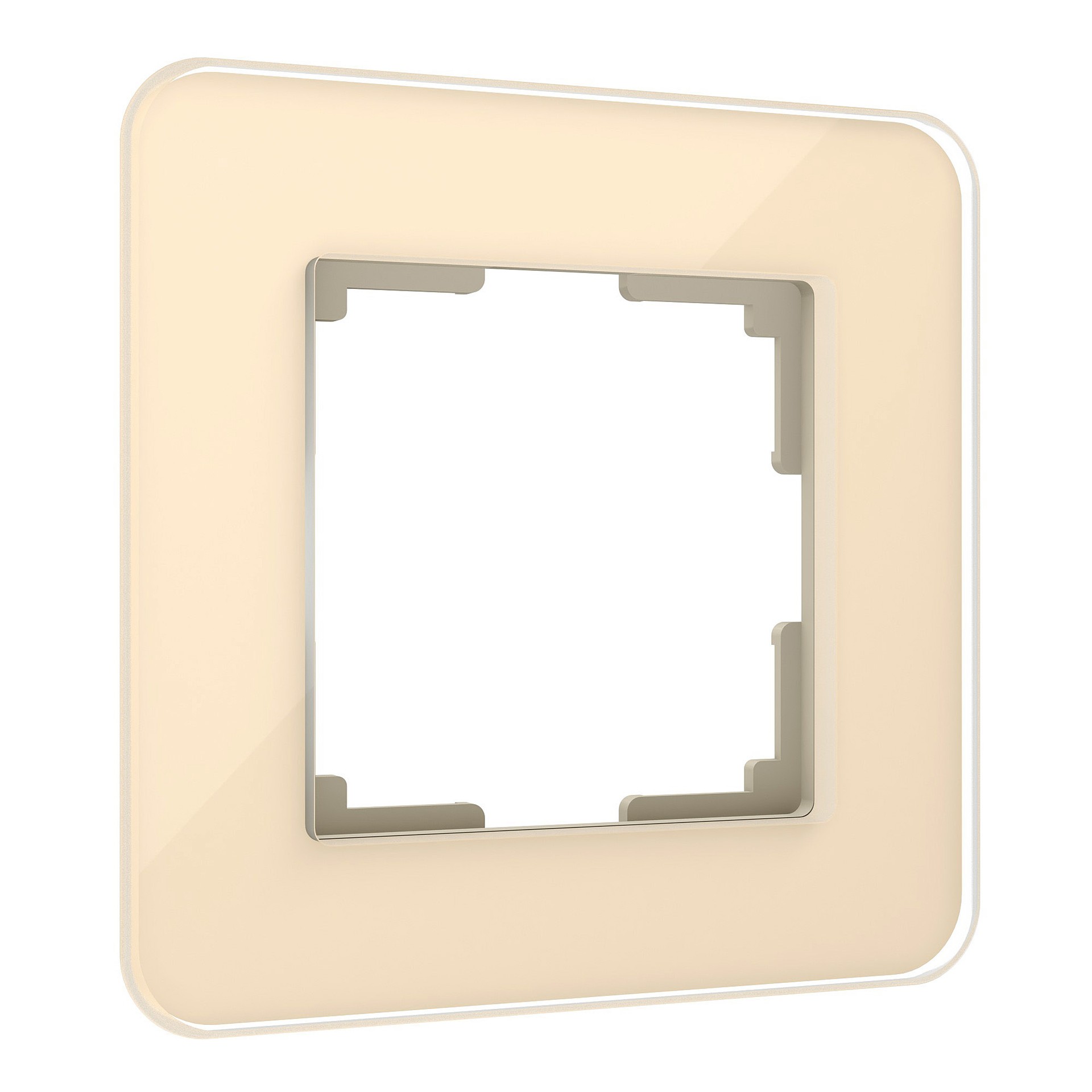 Рамка Werkel Elite айвори W0012443/ Рамка на 1 пост Elite (айвори, стекло)