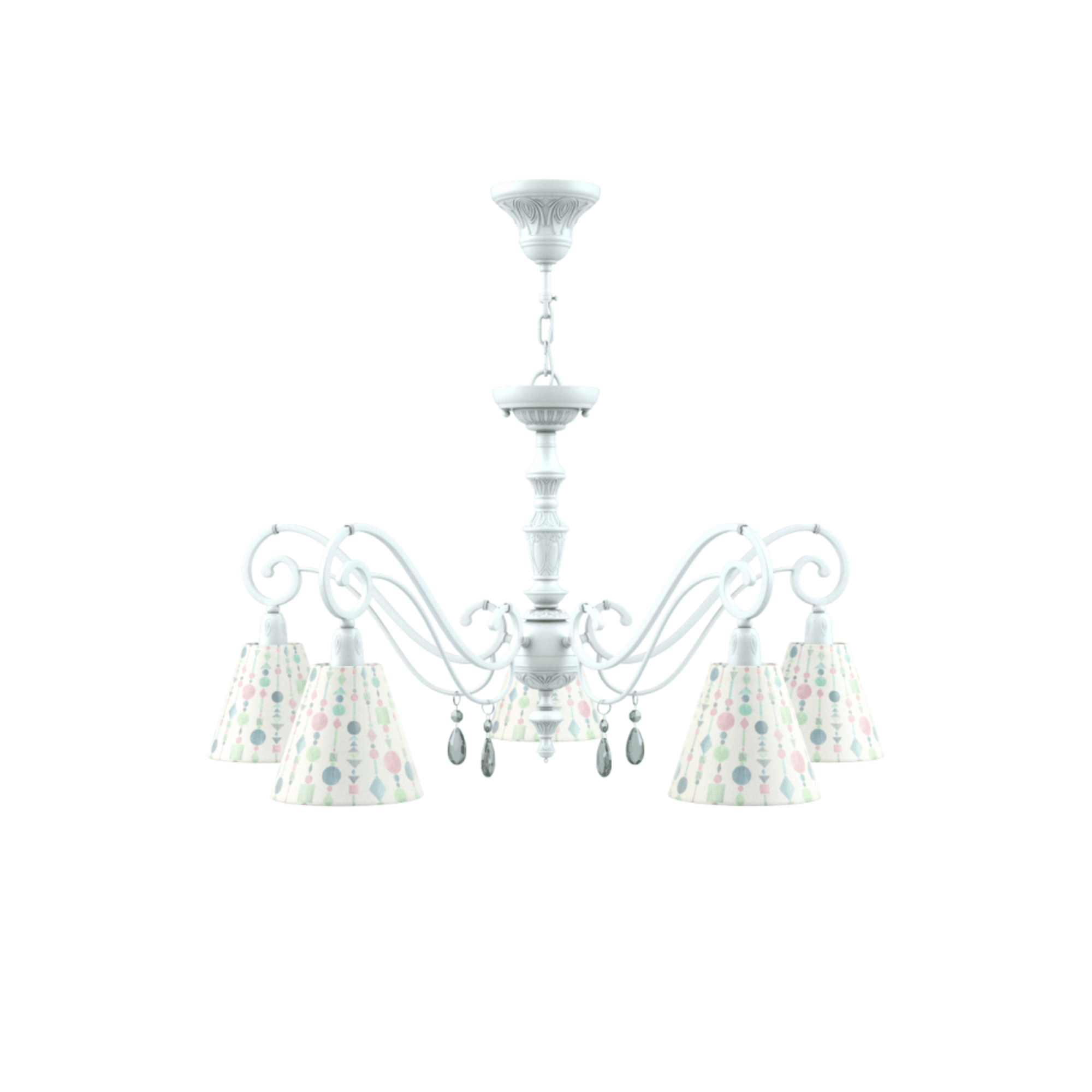 Подвесная люстра Maytoni Classic 25 E3-05-WM-LMP-O-17-CRL-E3-05-GR-DN