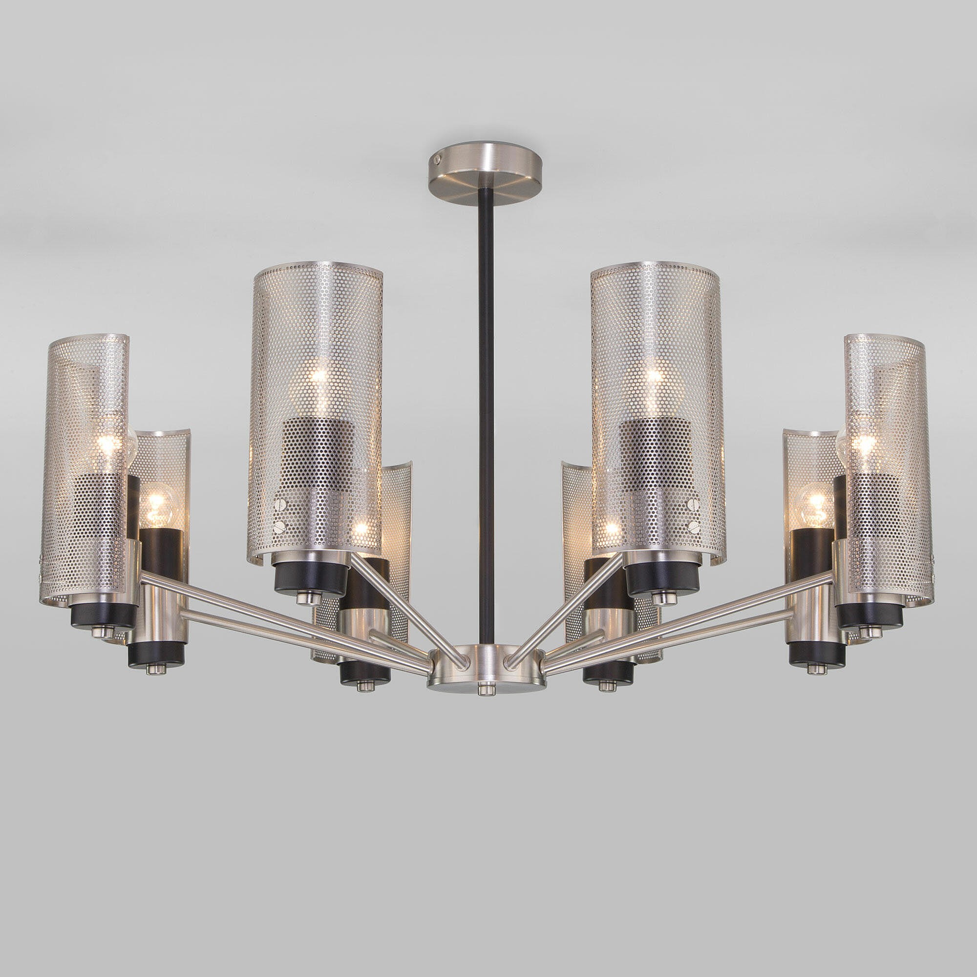 Потолочная люстра Eurosvet Grino 70139/8 никель