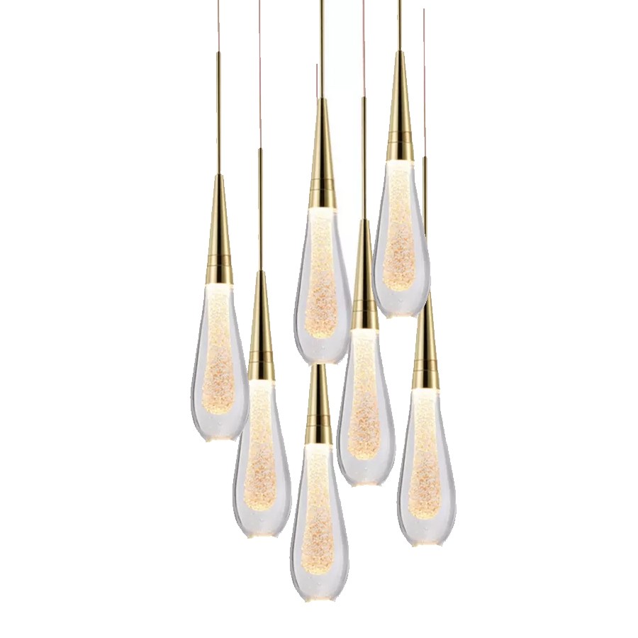 Светильник подвесной Delight Collection Pour 9905P/7 gold