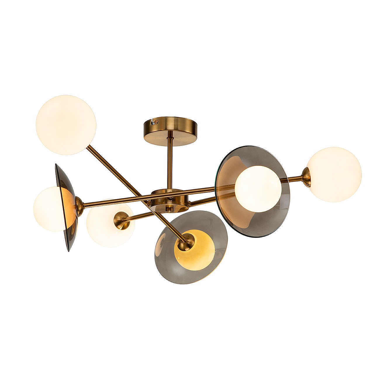 Потолочная люстра Indigo Jazz 11020/6C Brass V000163
