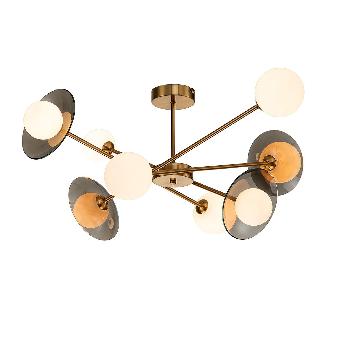 Потолочная люстра Indigo Jazz 11020/8C Brass V000164