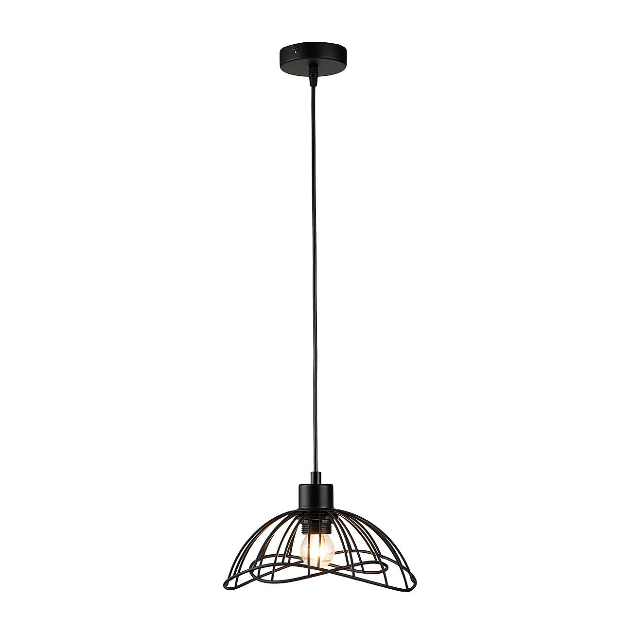 Светильник подвесной Indigo Vestito 10012/A/1P Black V000190