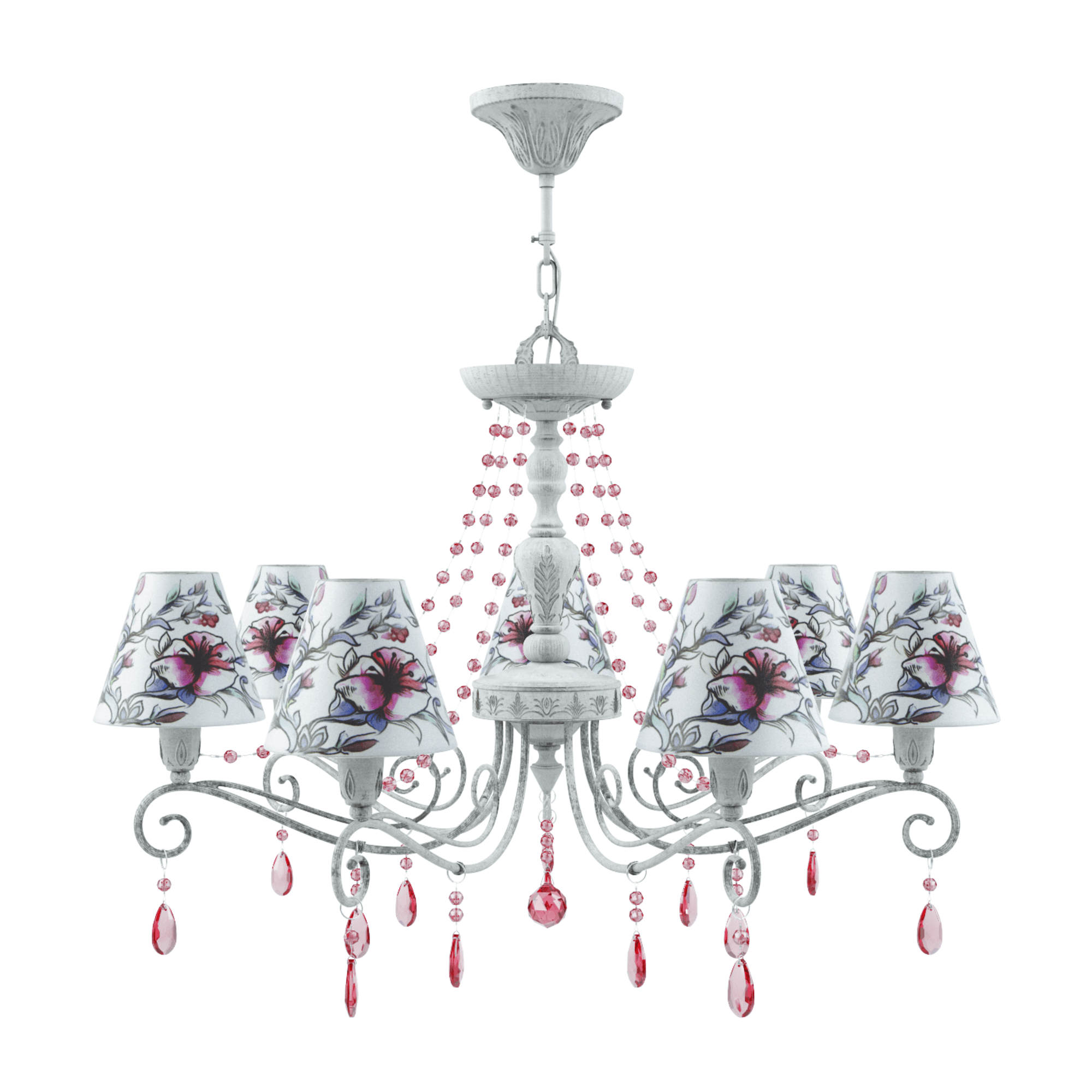 Подвесная люстра Maytoni Provence 18 E4-07-G-LMP-O-13-CRL-E4-07-PK-UP