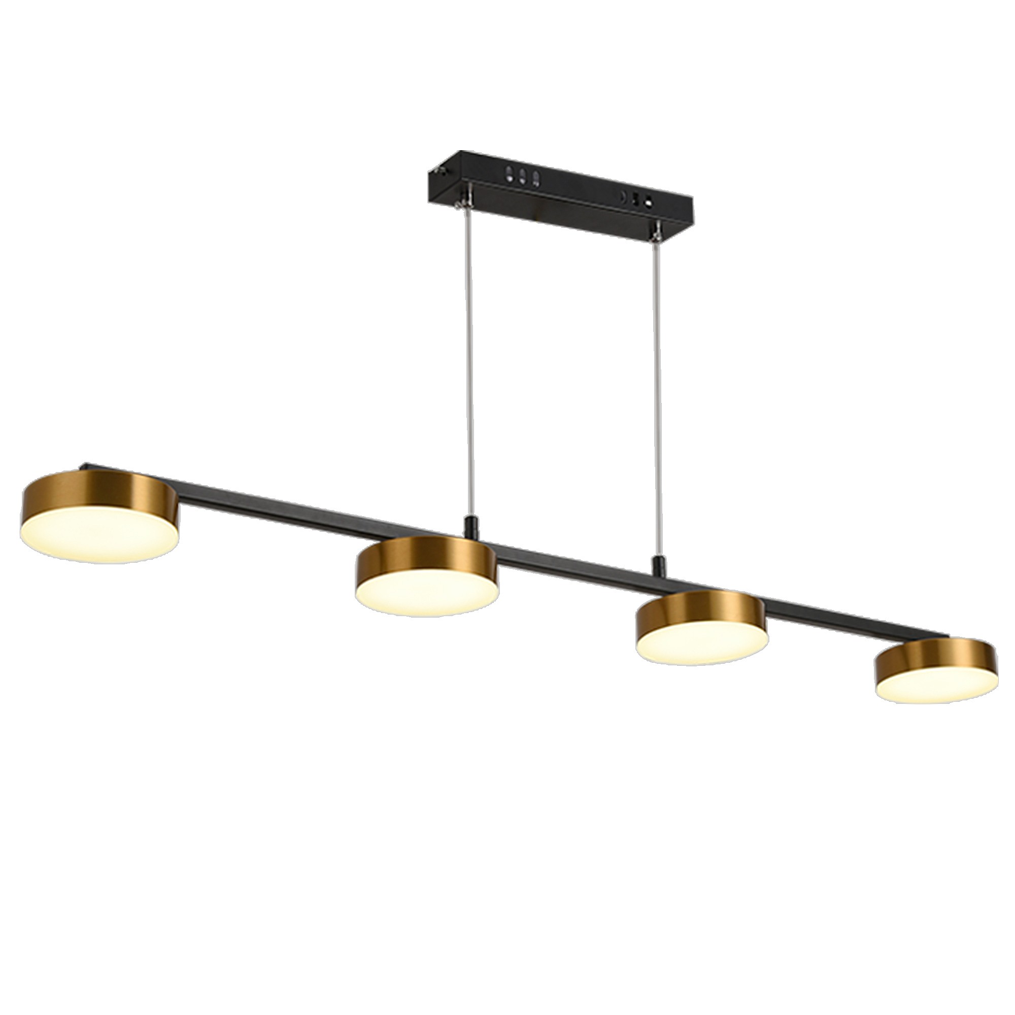 Подвесная люстра Natali Kovaltseva Loft Led LED LAMPS 81101/4C GOLD BLACK
