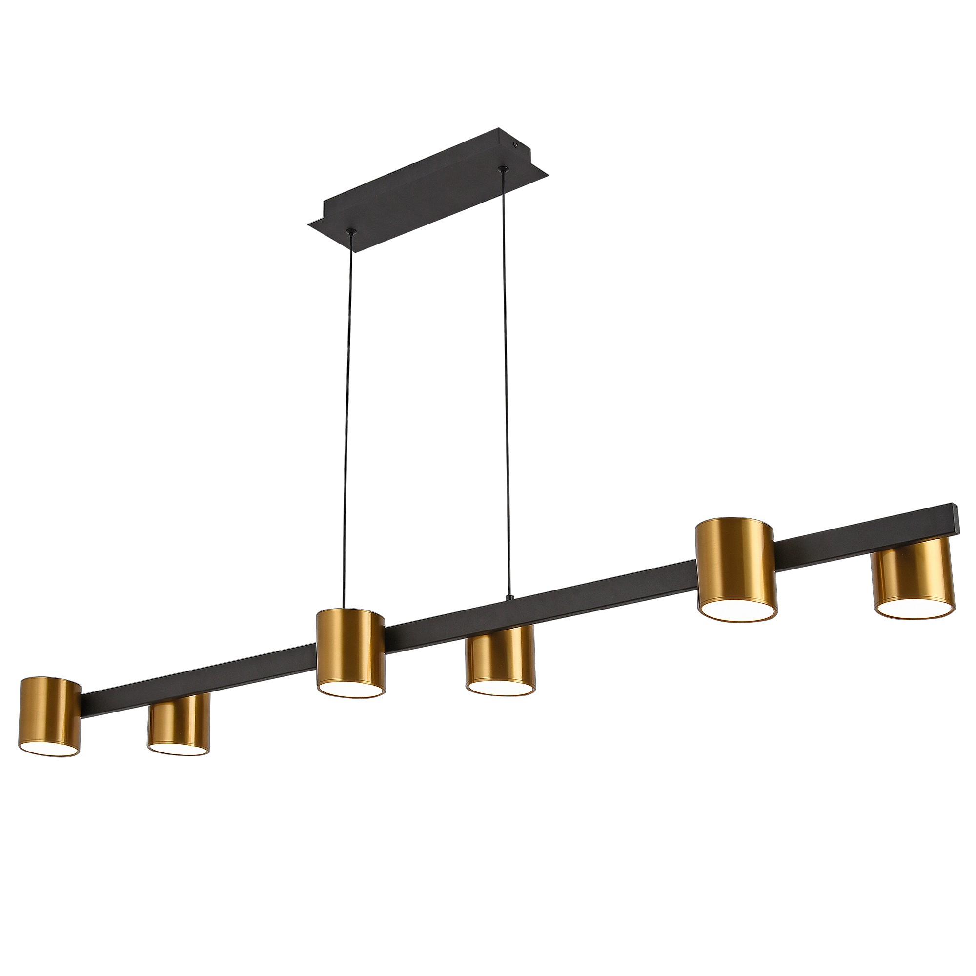 Подвесная люстра Natali Kovaltseva Loft Led LED LAMPS 81129/6C BRASS BLACK