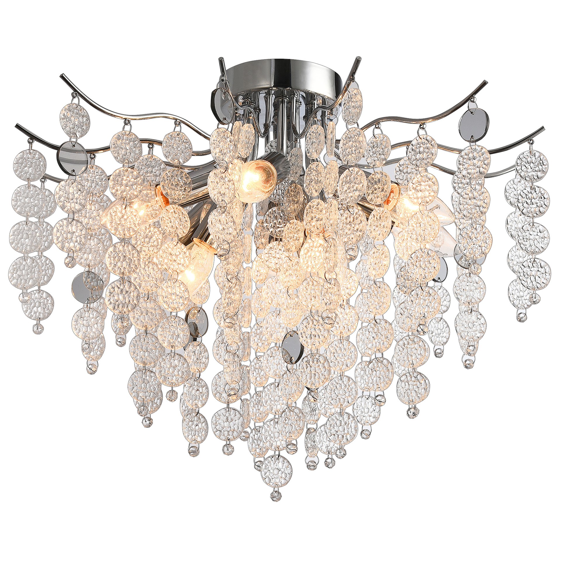 Потолочная люстра Natali Kovaltseva Monza MONZA 91008/9C CHROME