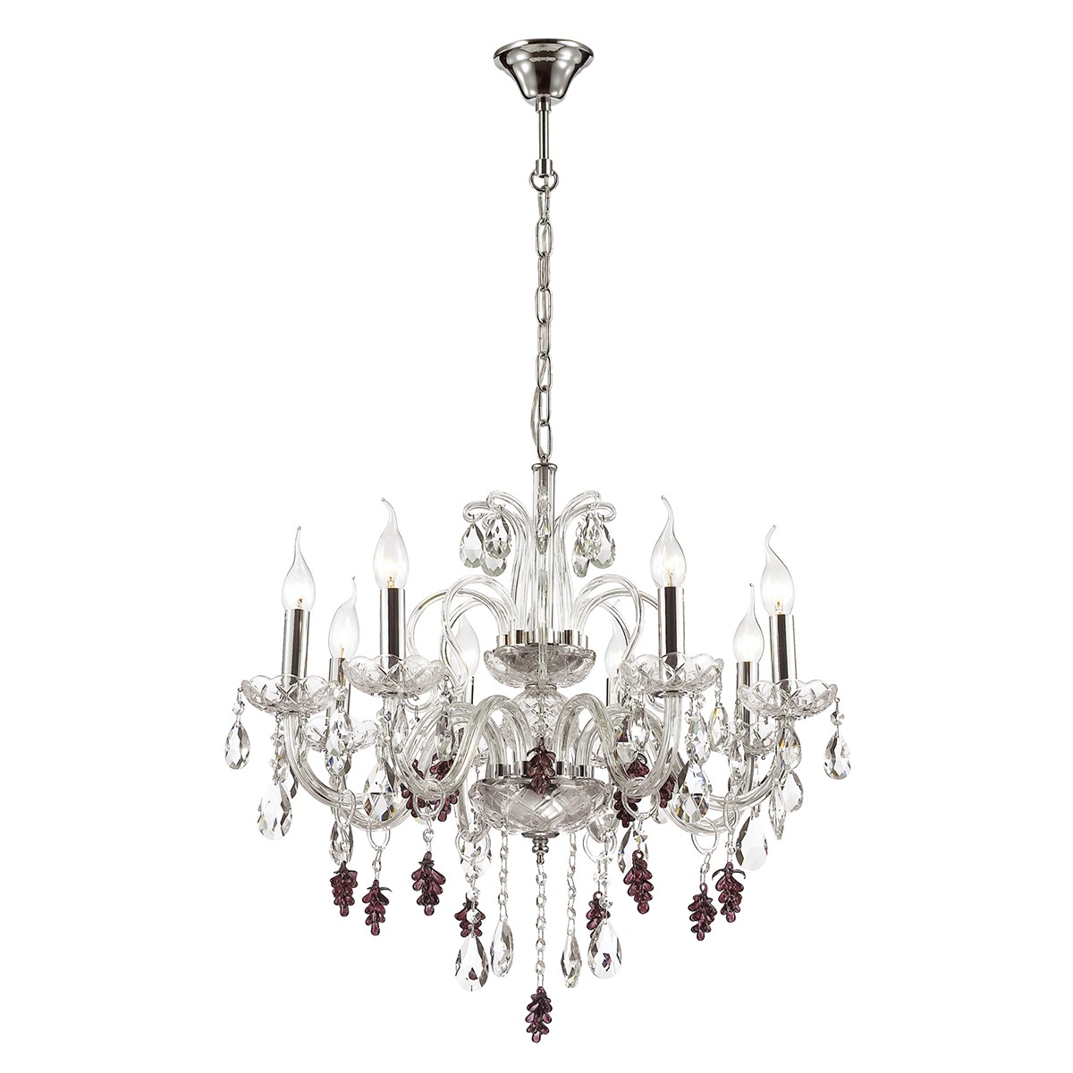 Подвесная хрустальная люстра Bocciolo Odeon Light 3946/8