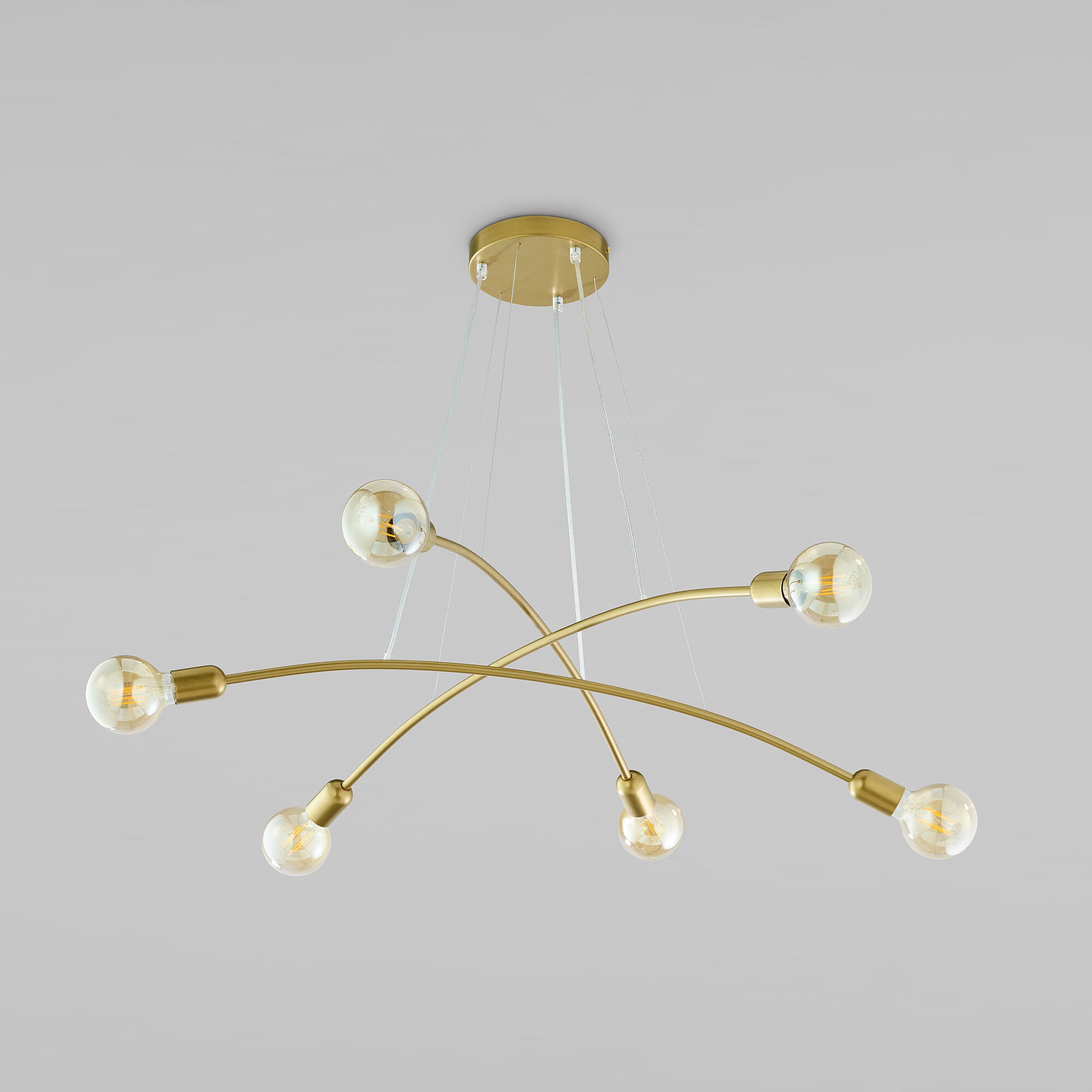 Подвесная люстра TK Lighting Helix 2728 Helix Gold