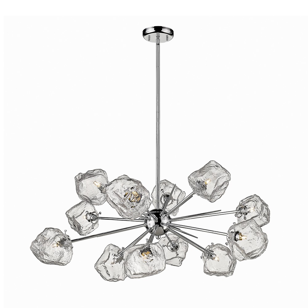 Люстра на штанге Zumaline Rock P0488-12P-F4AC