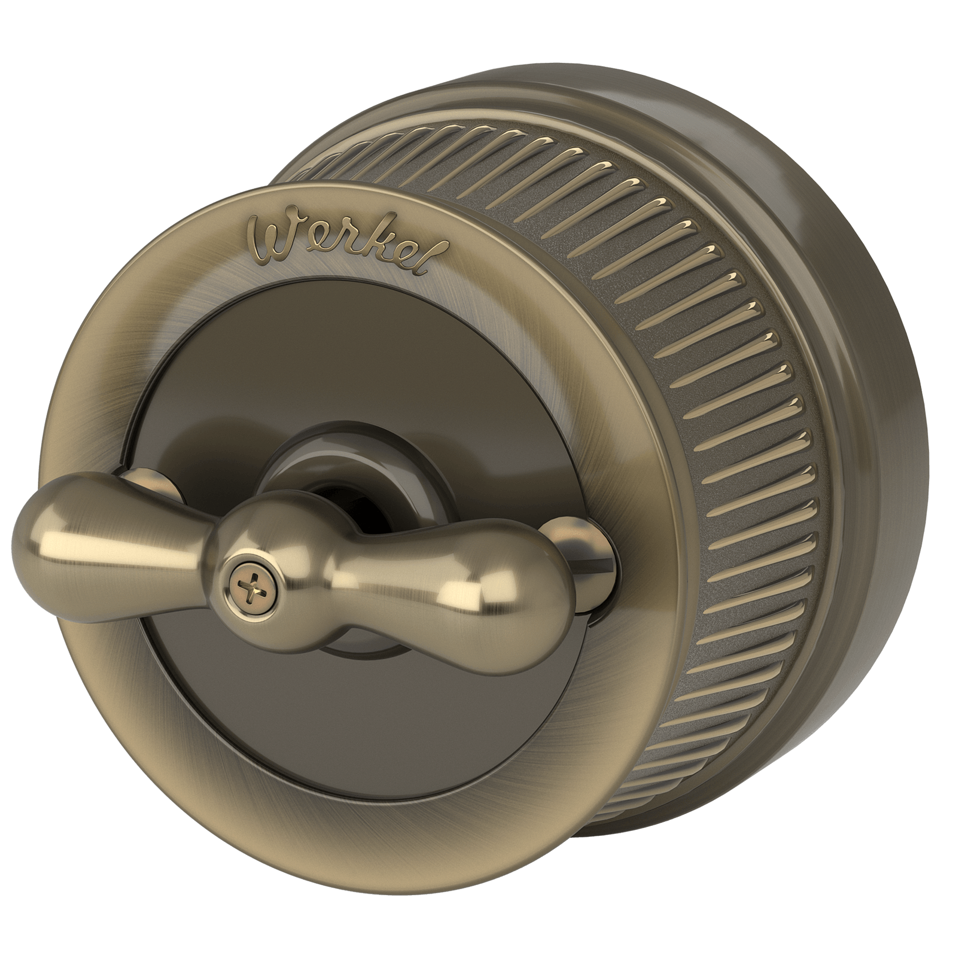 Переключатель Werkel W5712012/ Переключатель одноклавишный (бронзовый) Ретро