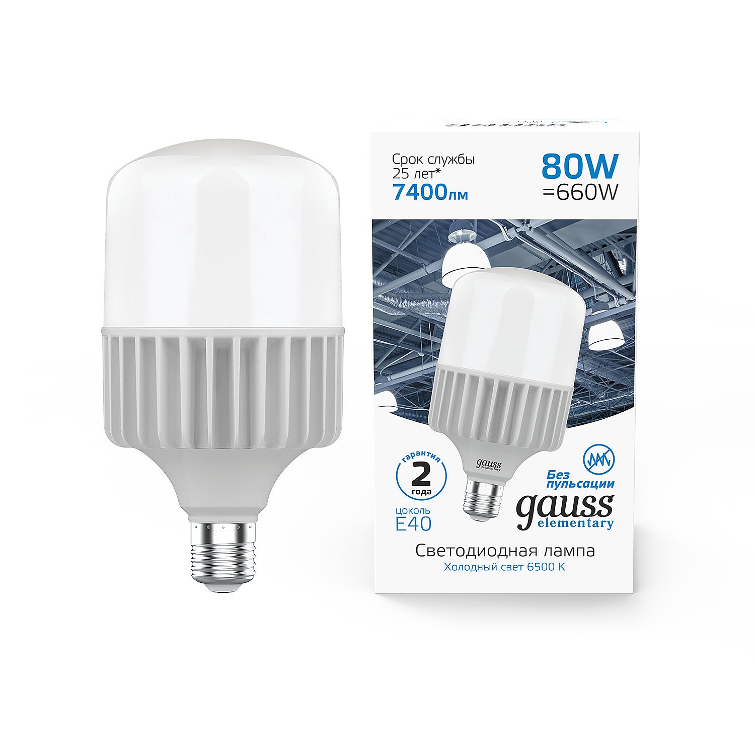 Светодиодная лампа Gauss Elementary Т100-160 63438