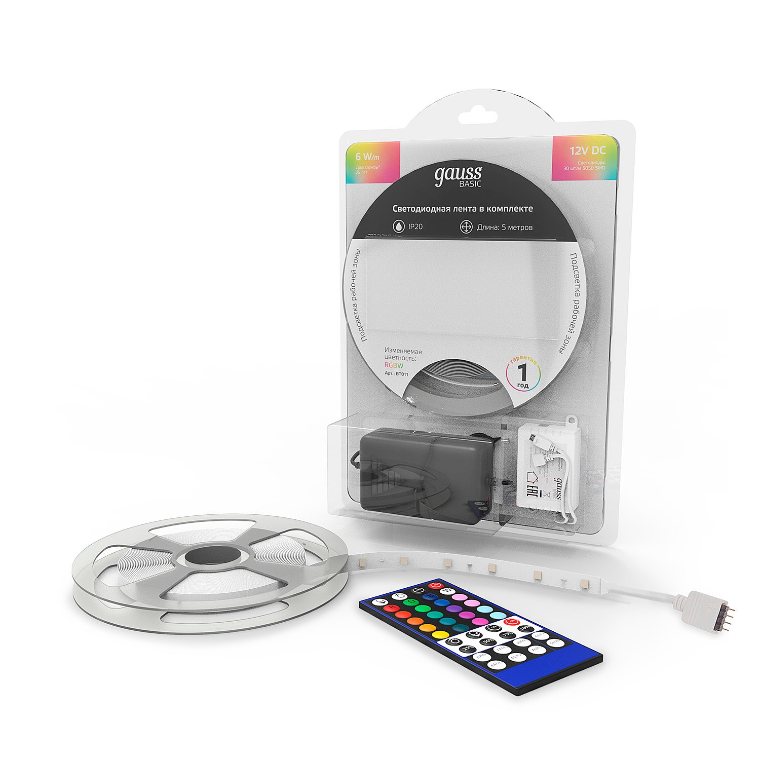 LED лента Gauss Basic BT011