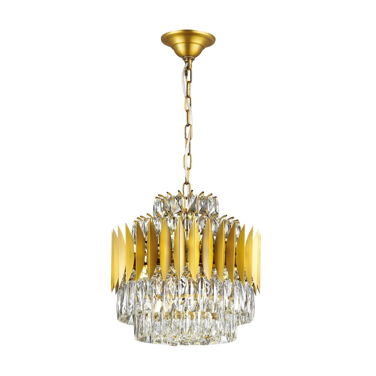 Подвесная хрустальная люстра Valetta Odeon Light 4123/12