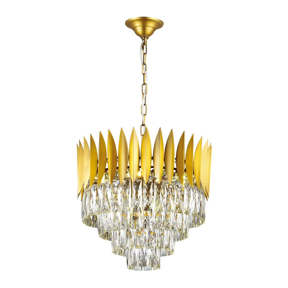 Подвесная хрустальная люстра Valetta Odeon Light 4124/12