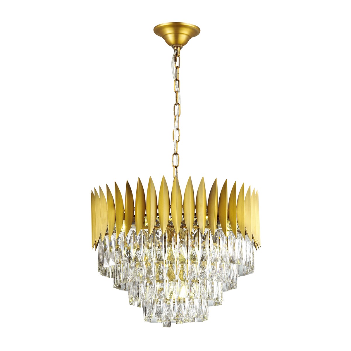 Подвесная хрустальная люстра Valetta Odeon Light 4124/15